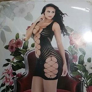 NWT Women's SEXY Black Babydoll bodysuit Lingerie